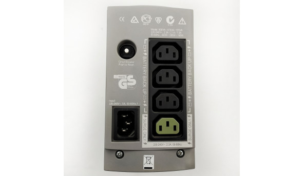 Источник бесперебойного питания APC Back UPS CS 500VA (BK500-RS), Б/У - 107371