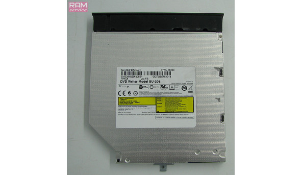 CD/DVD привід, SATA, для ноутбука, Medion Akoya E6239, 15.6", SU-208FB/MDAH, Б/В, В хорошому стані, без пошкоджень - 107376