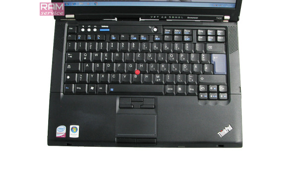 Ноутбук Lenovo ThinkPad T400, 14.1"", Intel Core 2 Duo P8600, 4 GB, 320 GB, Mobile Intel 45 Express , Windows 7, Б/В