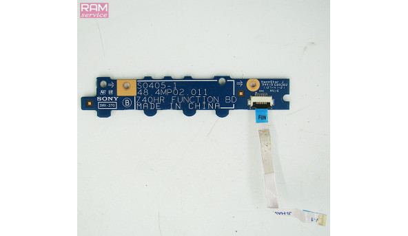 Кнопка включення для ноутбука Sony PCG-71C11M 15,6​″ 48.4MP02.011, Б/В, В хорошому стані, без пошкоджень