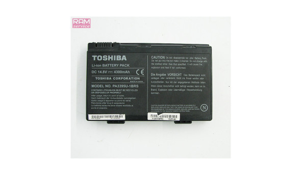 Батарея акумулятор Toshiba PA3395U-1BRS Li-ion Battery 4300mAh 14.8V, Б/В, робоча, 30% зносу