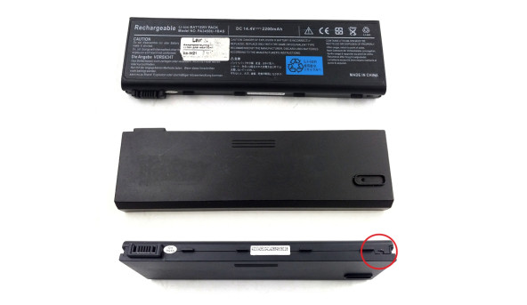 Оригінальна батарея акумулятор Toshiba  L100 PA3450U-1BAS 2200mAh 14.4V Li-Ion Б/В - знос 20-25%