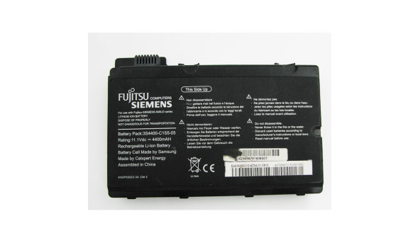 Батарея акумулятор Fujitsu-Siemens 3S4400-S1S5-05 Li-ion Battery 4400mAh 11.1V, Б/В, робоча, 50% зносу