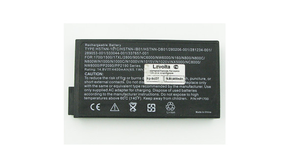 Батарея акумулятор HP HSTNN-IB01  Li-ion Battery 4400mAh 14.8V, Б/В, робоча, 50% зносу