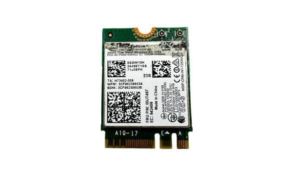 Адаптер WiFi  снят с  ноутбука Lenovo IdeaPad 110-15ISK 310-15ISK  00JT477 qcnfa435 00JT497  Б/У