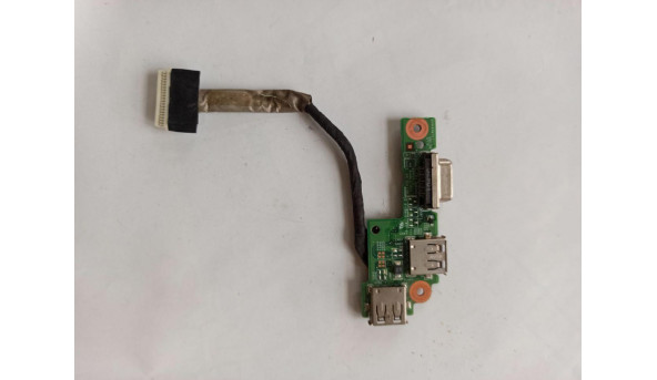 Плата з роз'ємами VGA та USB,  для ноутбука Dell Inspiron M5010, 48.4hh03.011,  б/в, без пошкоджень
