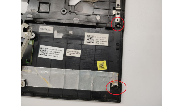 Середня частина корпуса для ноутбука Dell Latitude E4300, 13.3", cn-0n471d, ap03s000800, б/в. Пошкоджений шлейф (фото), та кріплення. - 11963