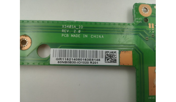 Плата SATA разъемы CD и HDD для ноутбука Asus X540 R540 F540 A540 X540S X540SA 60NB0B30-IO1020 Б/У - 12110