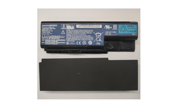 Батарея, акумулятор, для ноутбука Acer Aspire 5230, 5235, 6530, 6530G, 6920, 7720ZG,  7730, 7730G, 8730Z, 8730ZG, 8920, Li-ion Battery, 4800mAh,  71Wh, 14.8V, б/в, робоча, 28% зносу