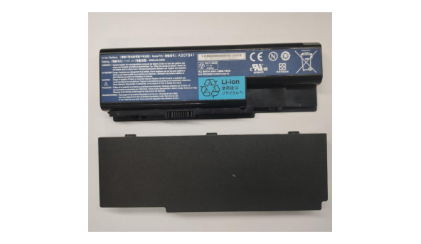 Батарея, акумулятор, для ноутбука Acer Aspire 5230, 5235, 6530, 6530G, 6920, 7720ZG,  7730, 7730G, 8730Z, 8730ZG, 8920, Li-ion Battery, 4400mAh,  49Wh, 11.1V, б/в, робоча, 42% зносу