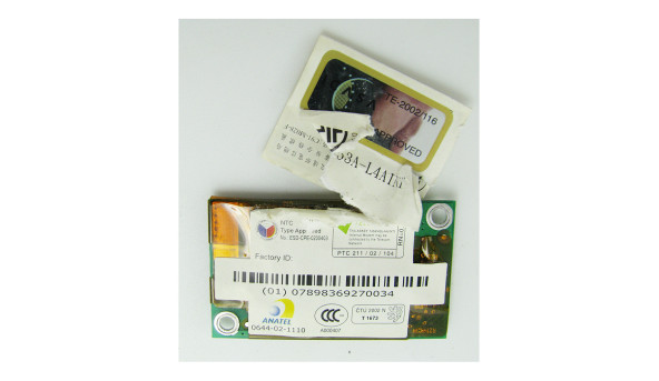 Модем знятий з ноутбука Toshiba Tecra M2,  14.1'' 07898369270034, Б/В, В хорошому стані, без пошкоджень