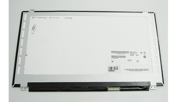 Матриця для ноутбука AU Optronics, B156HTN03.3 15.6" LED, 40 pin, Б/В, Робоча. Присутні вертикальні смуги з правої сторони.