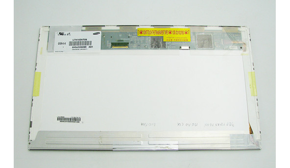 Матриця для ноутбука Samsung LTN160AT06 16.0" LED, 40 pin, Б/В, Вертикальні смужки