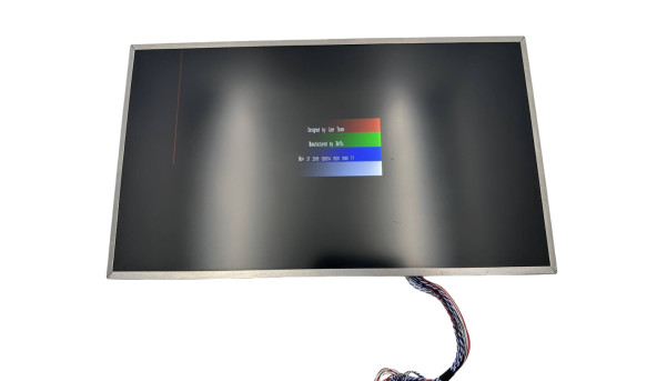 Матриця для ноутбука Samsung LTN156HT01 15.6" LED, 40 pin, Б/В, Присутня вертикальна червона смуга. - 209633