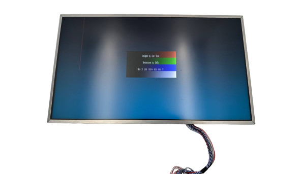 Матриця для ноутбука Samsung LTN156HT01 15.6" LED, 40 pin, Б/В, Присутня вертикальна червона смуга. - 209633