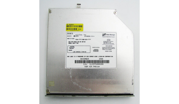 CD/DVD привід IDE для ноутбука LG GSA T10N Б/В, В хорошому стані, без пошкоджень - 209706
