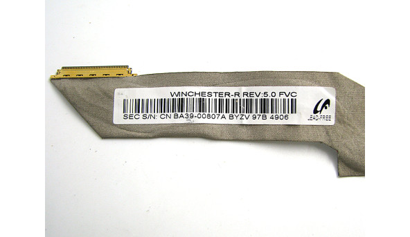 Шлейф матриці для ноутбука Samsung NP-NC10 10.2" BA39-00807A, Б/В, В хорошому стані, без пошкоджень - 209753