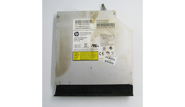 CD/DVD привід SATA для ноутбука HP Compaq Presario CQ58 15.6" 686268-001, Б/В, В хорошому стані, без пошкоджень - 210467
