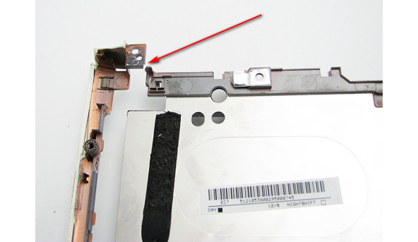 Середня частина корпуса для ноутбука Lenovo IdeaPad S10-2 10.1" AP08H000360, Б/В, Є пошкодження (фото) - 210558