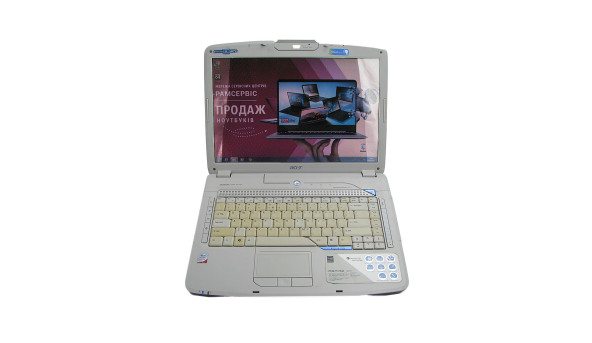 Ноутбук Acer Aspire 5920G, 15.4", Intel Core 2 Duo T5550, 4 GB RAM, 160 GB HDD, ATI Mobility Radeon HD 3470, Windows 7, Б/В