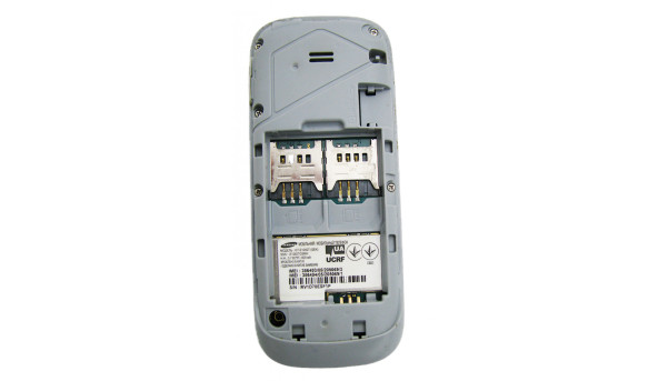 Мобільний телефон SAMSUNG GT-E1282T, 1,8", 128 МБ, підтримка 2-х СІМ-карток, Bluetooth 2.1, Б/В - 211106