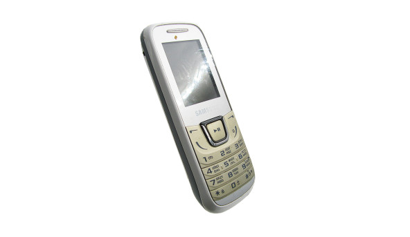 Мобільний телефон SAMSUNG GT-E1282T, 1,8", 128 МБ, підтримка 2-х СІМ-карток, Bluetooth 2.1, Б/В