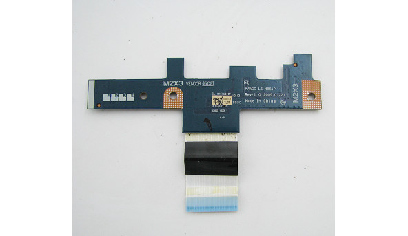 Кнопка включення, LS-4851P, з LED індикаторами, для ноутбука, Acer Emachines E630 15.6", Б/У. - 211277