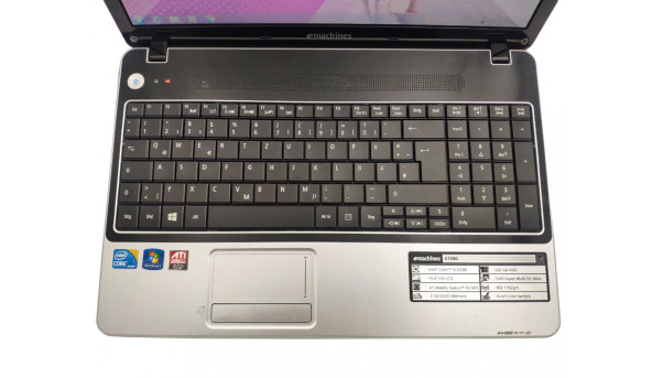 Ноубук Emachines E730G Intel Core i3-330M 3Gb RAM 500Gb HDD ATI Mobility Radeon 5470 512Mb [15.6"] - ноутбук Б/У - 224616