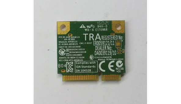 Wi-Fi модуль, адаптер для Asus R540, ANATEL AR5B125 (0654-11-6534, 4104A-AR5B125) Б/В - 228507