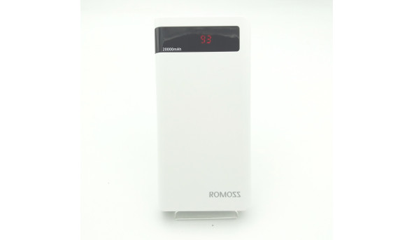 Зовнішній акумулятор Romoss Sense 6P 16000mAh з дисплеєм Power Bank Б/В
