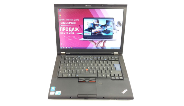 Ноутбук Lenovo ThinkPad T410 Intel Core I7-620M 4 GB RAM 500 GB HDD NVIDIA NVS 3100M [14.1"] - ноутбук Б/В