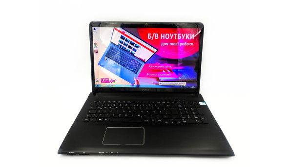 Ноутбук Sony SVE171G12M Intel Pentium 2020M 4 GB RAM 500 GB HDD [17.3"] - ноутбук Б/У - 251549