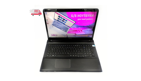 Ноутбук Sony SVE171G12M Intel Pentium 2020M 4 GB RAM 500 GB HDD [17.3"] - ноутбук Б/У