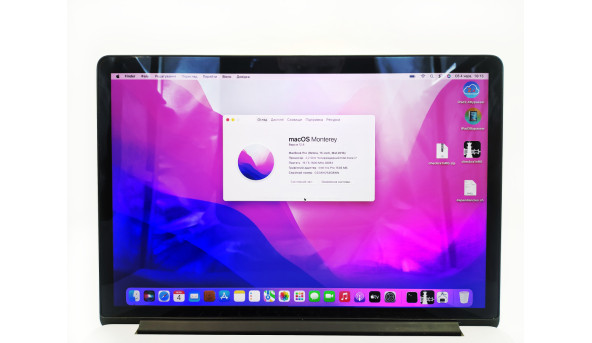 Ноутбук Apple MacBook Pro A1398 Mid 2015 Intel Core I7-4770HQ 16 GB RAM 500 GB M2 [15.6" Retina] - ноутбук Б/В