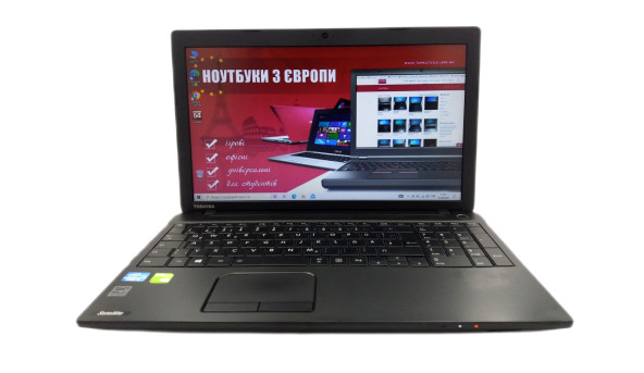 Ноутбук Toshiba Satellite C50-A Core I3-3110M 6 GB RAM 500 GB HDD NVIDIA GeForce GT 740M [15.6"] - ноутбук Б/У - 252431