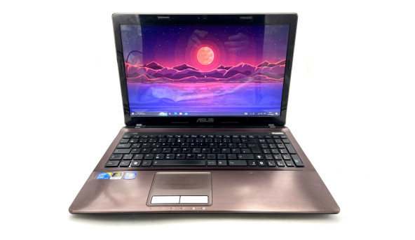 Ігровий ноутбук Asus X53S Intel i7-2630QM 8GB RAM 120GB SSD + 500GB HDD GeForce GT 540M [15.6"] - ноутбук Б/В - 252435