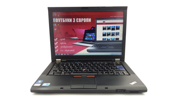 Ноутбук Lenovo ThinkPad T410 Intel Core I5-520M 4 GB RAM 120 GB HDD [14.1"] - ноутбук Б/В - 252469