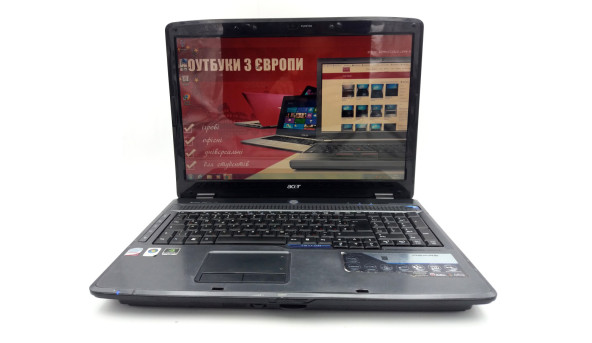 Ноутбук Acer Aspire 7730G Intel Core 2 Duo T6400 4 GB RAM 300 GB HDD NVIDIA GeForce 9300M [17"] - ноутбук Б/В - 252473
