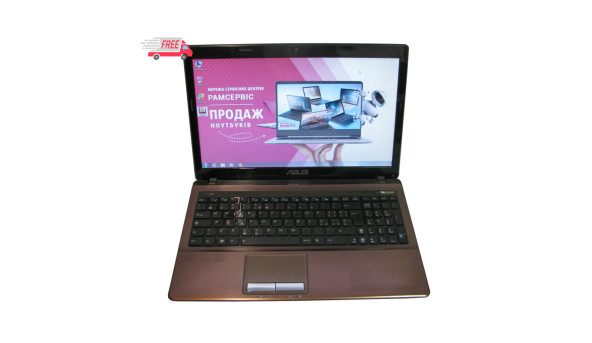 Ноутбук Asus X53S Intel Core i5-2430M 4Gb RAM 500gb HDD NVIDIA GeForce GT 540M 1Gb 15.6" Б/У