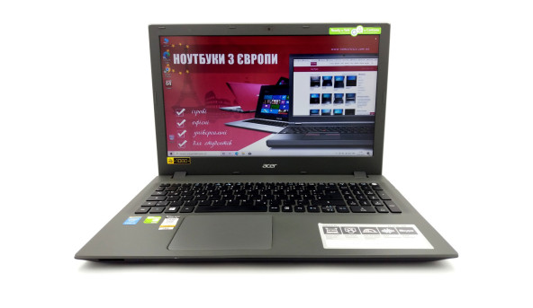 Ноутбук Acer Aspire E5-573 Core I5-4210U 8 GB RAM 1000 GB HDD NVIDIA GeForce 940M [15.6" FullHD] - ноутбук Б/У - 253174