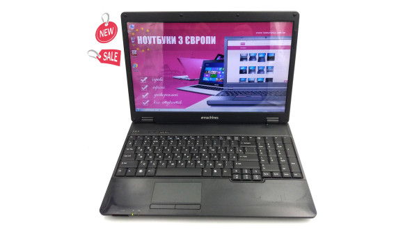 Ноутбук eMachines E528 Intel Celeron T3000 4 GB RAM 150 GB HDD [15.6"] - ноутбук Б/У