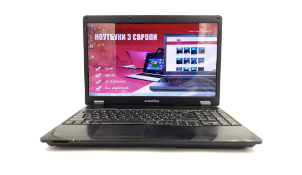Ноутбук eMachines E528 Intel Celeron T3000 3 GB RAM 150 GB HDD [15.6"] - ноутбук Б/В - 253632