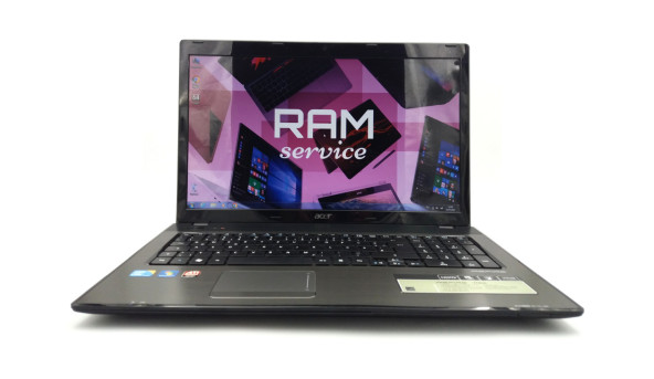 Ноутбук Acer Aspire 7741G Intel Core I3-370 4 GB RAM 500 GB HDD ATI Radeon HD 5470M [17.3"] - ноутбук Б/У - 253677