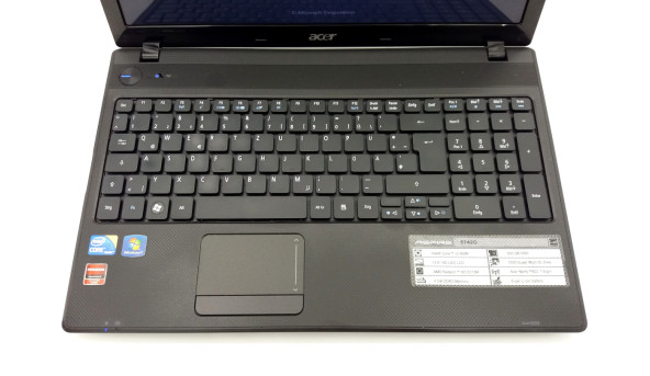 Ноутбук Intel Core I3-380M Acer Aspire 5742G 4 GB RAM 500 GB HDD AMD Radeon HD 6370M [15.6"] - ноутбук Б/В