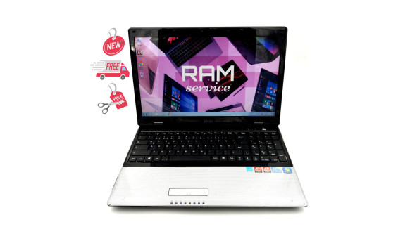 Ноутбук MSI MegaBook CX620 Core I5-430M 4 GB RAM 500 GB HDD ATI Radeon HD 5740 [15.6"] - ноутбук Б/В