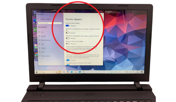 Ноутбук Lenovo ideapad 100-15IBY Intel Celeron N2840 4GB RAM 120 GB SSD [15.6"] - Б/В - 253870