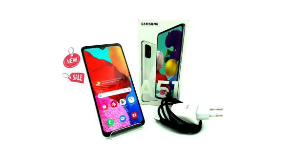 Смартфон Samsung Galaxy A51 SM-A515F Samsung Exynos 9611 6/128 GB NFC Android 11 [AMOLED 6.5"] - смартфон Б/У