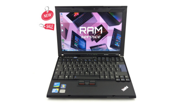 Ноутбук Lenovo ThinkPad X200 Intel Core 2 Duo P8700 4 GB RAM 160 GB HDD [12.1"] - ноутбук Б/У