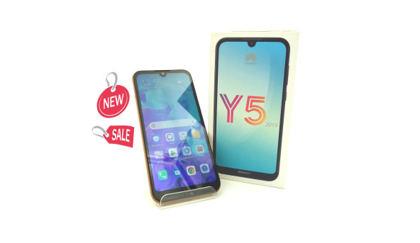 Смартфон Huawei Y5 2019 MediaTek MT6761 2/16 GB 5/13 MP Android 9 [LTPS 5.71"] - смартфон Б/В