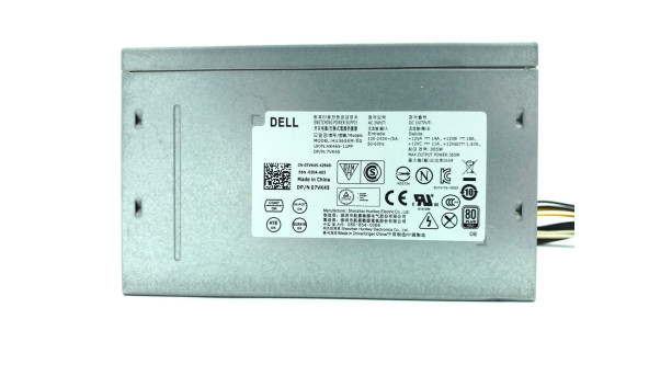 Блок питания Dell 365W 7VK45 07VK45 CN-07VK45 HU365EM-00 - Б/У